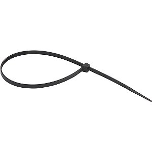 Abraçadeira de nylon preta 280mm x 3,6mm com 100 peças NOVE54