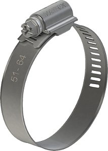 Abraçadeira com rosca sem fim 13mm - 19mm fita com 14mm aço inox 304 New Flex Pro pacote com 10 peças I0141319P10 METALMATRIX