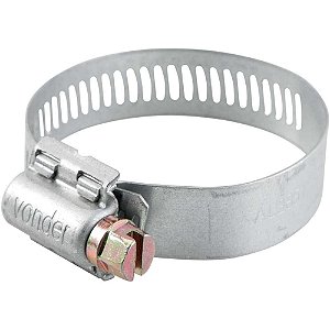 Abraçadeira rosca sem fim 38mm a 51mm com 4 peças AL 3851 VONDER
