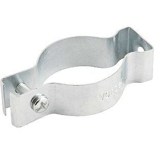 Abraçadeira tipo "D" 1/2" com parafuso 6 peças VONDER