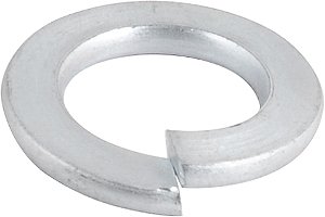 Arruela de pressão 1/4" zincada cartela VONDER