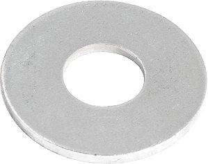 Arruela lisa 1/4" zincada cartela com 20 peças VONDER