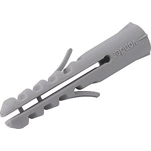 Bucha de nylon para fixação 10mm  250 peçasBNV 10 VONDER