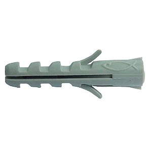 Bucha de nylon para fixação 6mm S 6 caixa com 100 peças FISCHER