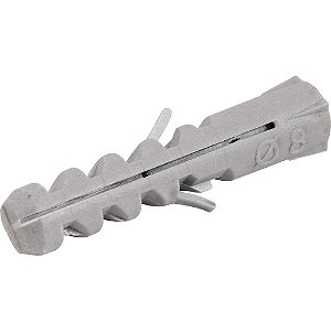Bucha de nylon para fixação 8mm cartela com 10 peças VONDER