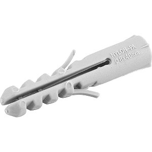 Bucha de nylon para fixação 8mm com 10 peças VONDER