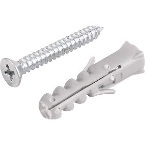 Parafuso autoatarraxante 4,2mm x 32,0mm cabeça chata phillips com bucha 7mm VONDER