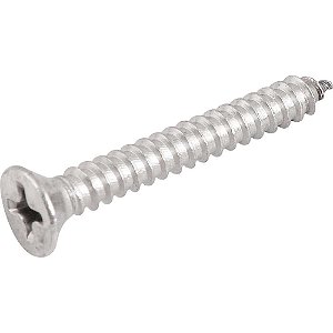 Parafuso autoatarraxante inox 4,2mm x 32,0mm cabeça chata phillips VONDER