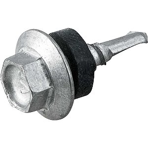 Parafuso autobrocante sextavado com acabamento tipo Dacromet cabeça flangeada 5,5mm x 3/4" VONDER