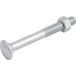 Parafuso francês zincado 1/2" x 4.1/2" com porca caixa com 25 peças VONDER