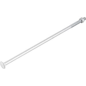 Parafuso francês zincado 3/8" x 12" com porca caixa com 50 peças VONDER
