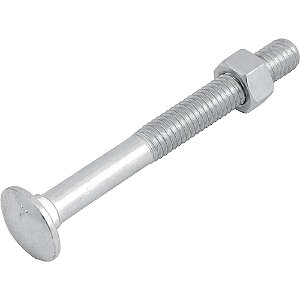 Parafuso francês zincado 3/8" x 3.1/2" com porca VONDER