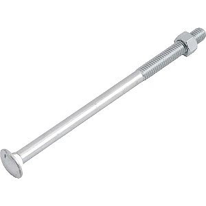 Parafuso francês zincado 3/8" x 6.1/2" com porca caixa com 50 peças VONDER