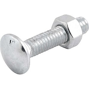 Parafuso francês zincado 5/16" x 1.1/2" com porca caixa com 200 peças VONDER