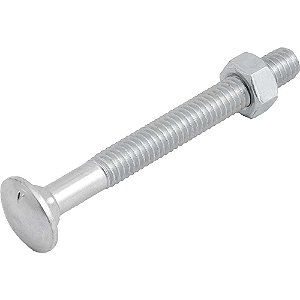 Parafuso francês zincado 5/16" x 3" com porca VONDER
