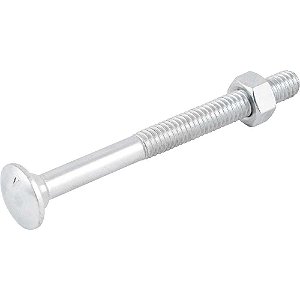Parafuso francês zincado 5/16" x 3.1/2" com porca VONDER
