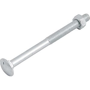 Parafuso francês zincado 5/16" x 4" com porca VONDER