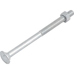 Parafuso francês zincado 5/16" x 4.1/2" com porca VONDER