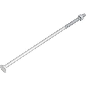 Parafuso francês zincado 5/16" x 9" com porca caixa com 50 peças VONDER
