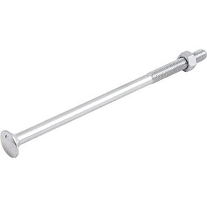 Parafuso francês zincado 3/8" x 7.1/2" com porca caixa com 50 peças VONDER