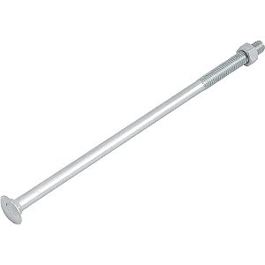 Parafuso francês zincado 3/8" x 9" com porca caixa com 25 peças VONDER