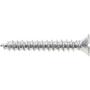 Parafuso madeira 3,5mm x 25mm cabeça chata zincado caixa com 500 peças VONDER