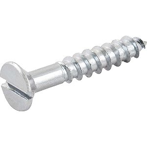 Parafuso madeira 4,2mm x 25mm cabeça chata zincado caixa com 500 peças VONDER