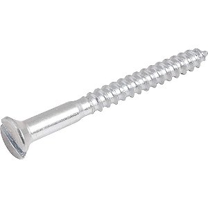 Parafuso madeira 4,8mm x 50mm cabeça chata zincado VONDER