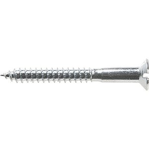 Parafuso madeira 5,5mm x 50mm cabeça chata zincado VONDER