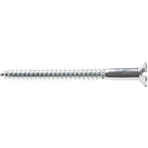 Parafuso madeira 5,5mm x 65mm cabeça chata zincado VONDER