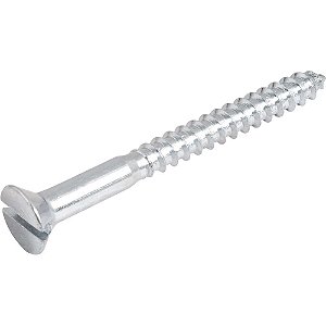 Parafuso madeira 6,1mm x 65mm cabeça chata zincado VONDER