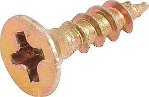 Parafuso madeira chipboard cabeça chata fenda cruzada/phillips 3,0mm x 12,0mm VONDER