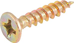 Parafuso madeira chipboard cabeça chata fenda cruzada/phillips 3,0mm x 16,0mm VONDER