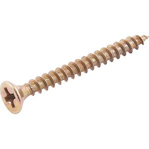 Parafuso madeira chipboard cabeça chata fenda cruzada/phillips 3,0mm x 30,0mm caixa com 500 peças VONDER