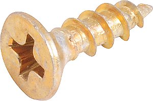 Parafuso madeira chipboard cabeça chata fenda cruzada/phillips 3,5mm x 12,0mm VONDER