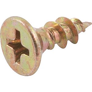 Parafuso madeira chipboard cabeça chata fenda cruzada/phillips 4,0mm x 12,0mm caixa com 500 peças VONDER