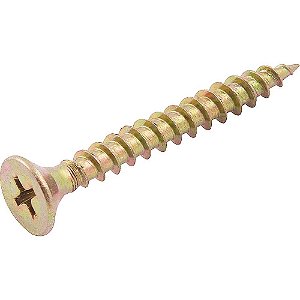 Parafuso madeira chipboard cabeça chata fenda cruzada/phillips 5,0mm x 40,0mm caixa com 500 peças VONDER