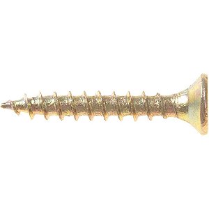Parafuso madeira chipboard cabeça chata fenda cruzada/pozidrive 3,0mm x 20,0mm caixa com 1.000 peças VONDER