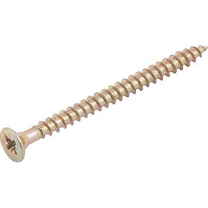 Parafuso madeira chipboard cabeça chata fenda cruzada/pozidrive 3,0mm x 40,0mm caixa com 1.000 peças VONDER