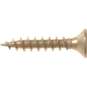 Parafuso madeira chipboard cabeça chata fenda cruzada/pozidrive 3,5mm x 20,0mm caixa com 500 peças VONDER