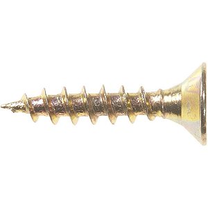 Parafuso madeira chipboard cabeça chata fenda cruzada/pozidrive 4,0mm x 20,0mm caixa com 500 peças VONDER