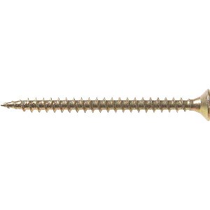 Parafuso madeira chipboard cabeça chata fenda cruzada/pozidrive 4,0mm x 50,0mm caixa com 500 peças VONDER