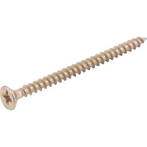 Parafuso madeira chipboard cabeça chata fenda cruzada/pozidrive 4,0mm x 55,0mm caixa com 1.000 peças VONDER