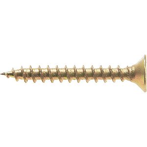 Parafuso madeira chipboard cabeça chata fenda cruzada/pozidrive 4,5mm x 35,0mm caixa com 500 peças VONDER