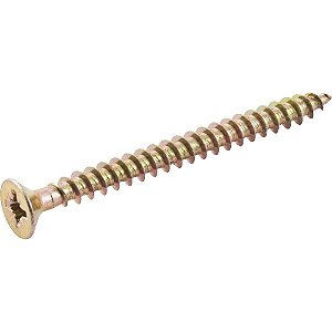 Parafuso madeira chipboard cabeça chata fenda cruzada/pozidrive 5,0mm x 60,0mm caixa com 200 peças VONDER