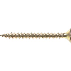 Parafuso madeira chipboard cabeça chata fenda cruzada/pozidrive 4,0mm x 40,0mm caixa com 500 peças VONDER