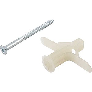 Parafuso madeira phillips 4,2mm x 55,0mm com bucha de nylon FLY3 VONDER