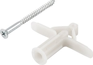 Parafuso madeira phillips 4,2mm x 55,0mm com bucha de nylon FLY4 VONDER