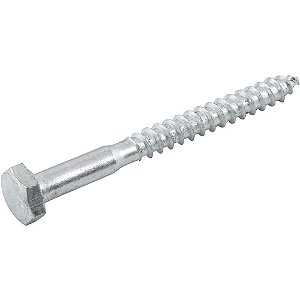 Parafuso sextavado rosca soberba 1/4" x 65mm cartela com 4 peças VONDER
