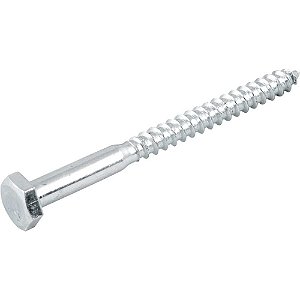 Parafuso sextavado rosca soberba 1/4" x 75mm cartela com 4 peças VONDER